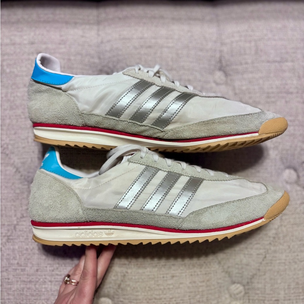 Adidas Originals SL72 White Matte Silver Gum Size 11